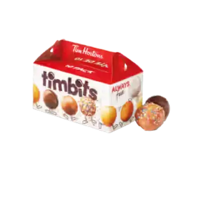 Tim Hortons Menu Canada with Prices & Nutrition (2026) 144 Tim Hortons 10 Assorted Timbits