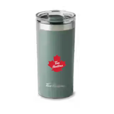 Tim Hortons Menu Canada with Prices & Nutrition (2026) 218 Tim Hortons 16oz Stainless Steel Travel Mug - Forest Green