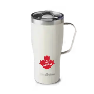 Tim Hortons Menu Canada with Prices & Nutrition (2026) 212 Tim Hortons 20oz Stainless Steel Travel Mug - Cream Shimmer