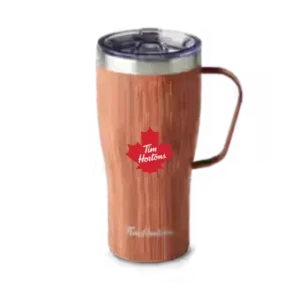 20oz Stainless Steel Travel Mug - Wood Grain