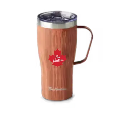 Tim Hortons Menu Canada with Prices & Nutrition (2026) 213 Tim Hortons 20oz Stainless Steel Travel Mug - Wood Grain