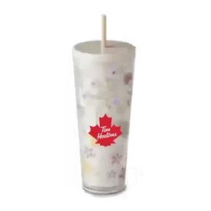 24oz Plastic Straw Tumbler - Floral