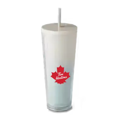 Tim Hortons Menu Canada with Prices & Nutrition (2026) 214 Tim Hortons 24oz Plastic Straw Tumbler - Sage