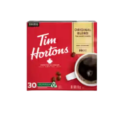 Tim Hortons Menu Canada with Prices & Nutrition (2026) 233 Tim Hortons 30ct K-Cups Original Blend Coffee