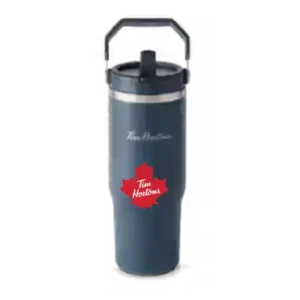 30oz Stainless Steel Tumbler with Top Handle - Navy
