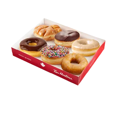 Tim Hortons 6 Box Assorted Donuts