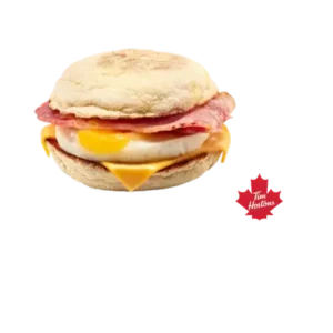 Bacon, Egg and Cheese Muffin (Streaky Bacon)
