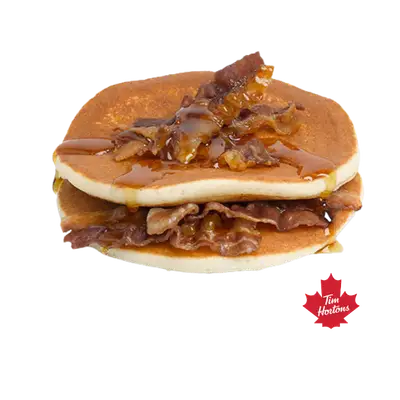 Tim Hortons Bacon & Maple Pancakes