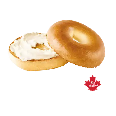 Tim Hortons Bagel with Cream Cheese