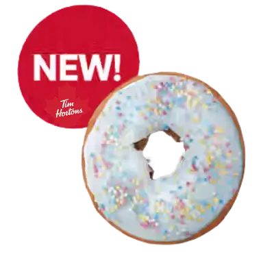 Tim Hortons Birthday Cake Donut