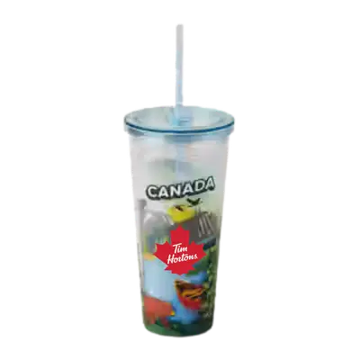 Tim Hortons Menu Canada with Prices & Nutrition (2026) 180 Tim Hortons Canada Plastic Straw Tumbler 24oz