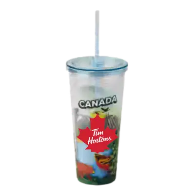Tim Hortons Menu Canada with Prices & Nutrition (2026) 6 Tim Hortons Canada Plastic Straw Tumbler 24oz