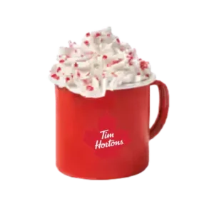 Tim Hortons Candy Cane Hot Chocolate: Price, Calories, Allergens & More 1 Candy Cane Hot Chocolate