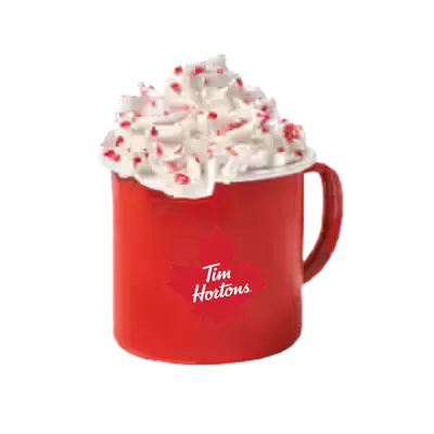 Tim Hortons Menu Canada with Prices & Nutrition (2026) 45 Tim Hortons Candy Cane Hot Chocolate