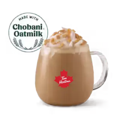 Tim Hortons Carrot Cake Oat Milk Latte