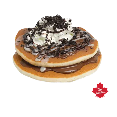 Tim Hortons Chocolate Hazelnut & Oreo® Pancakes