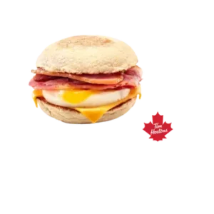 Double Bacon, Egg and Cheese Muffin (Streaky Bacon)