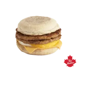 Double Sausage & Egg with Cheese Muffin