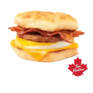 Double Stacked Breakfast Sandwich