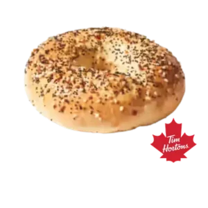 Tim Hortons Everything Bagel: Price, Calories, Allergens & More 1 Everything Bagel