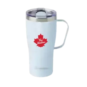 Holiday Stainless Steel Travel Mug - Glossy Shimmer Blue 20oz