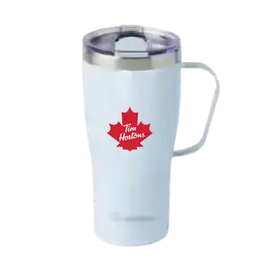 Tim Hortons Menu Canada with Prices & Nutrition (2026) 197 Tim Hortons Holiday Stainless Steel Travel Mug - Glossy Shimmer Blue 20oz