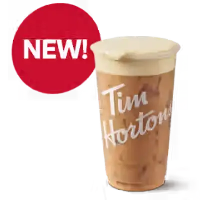 Tim Hortons Iced Latte with Golden Cinnamon Cold Foam