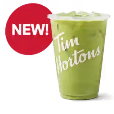 Tim Hortons Iced Matcha Protein Latte