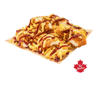 Tim Hortons Maple BBQ Chicken Loaded Lattice Fries