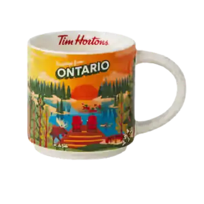 Tim Hortons Menu Canada with Prices & Nutrition (2026) 183 Tim Hortons Ontario Ceramic Mug 16oz