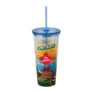 Ontario Plastic Straw Tumbler 24oz