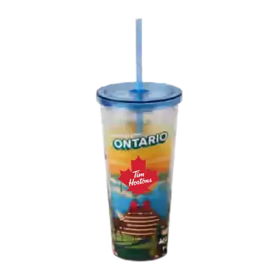 Tim Hortons Menu Canada with Prices & Nutrition (2026) 181 Tim Hortons Ontario Plastic Straw Tumbler 24oz