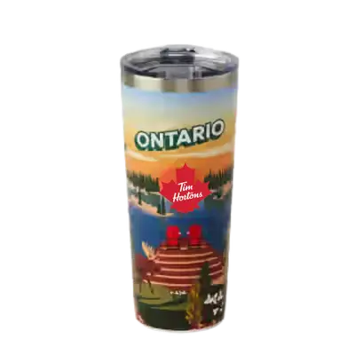 Tim Hortons Menu Canada with Prices & Nutrition (2026) 182 Tim Hortons Ontario Stainless Steel Travel Mug 22oz