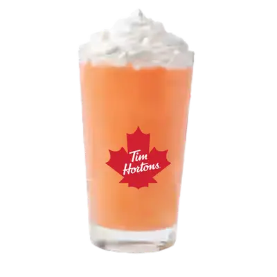 Tim Hortons Menu Canada with Prices & Nutrition (2026) 89 Tim Hortons Peach Frozen Quencher