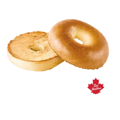 Tim Hortons Plain Bagel