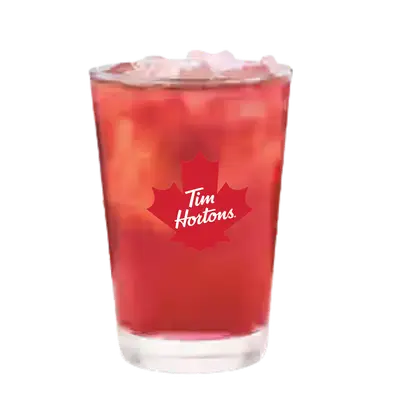 Tim Hortons Menu Canada with Prices & Nutrition (2026) 20 Tim Hortons Raspberry Mojito Iced Tea Quencher