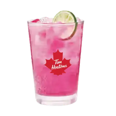Tim Hortons Menu Canada with Prices & Nutrition (2026) 83 Tim Hortons Raspberry Mojito Zero Sugar Sparkling Quencher