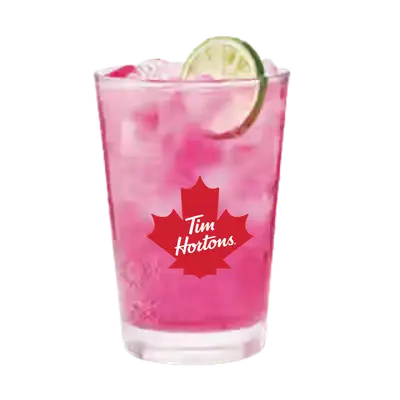 Tim Hortons Menu Canada with Prices & Nutrition (2026) 14 Tim Hortons Raspberry Mojito Zero Sugar Sparkling Quencher