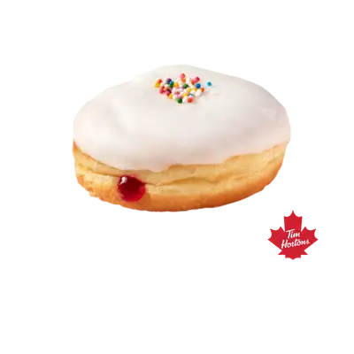 Tim Hortons Raspberry Vanilla Donut