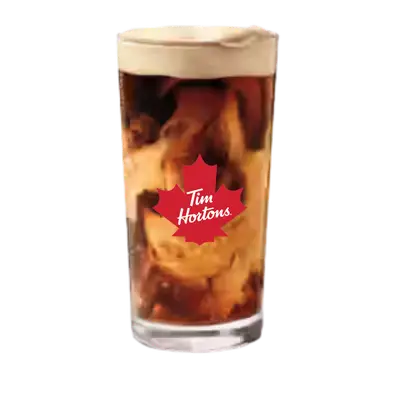 Tim Hortons Menu Canada with Prices & Nutrition (2026) 65 Tim Hortons Roasted Hazelnut Cold Brew with Espresso Cold Foam