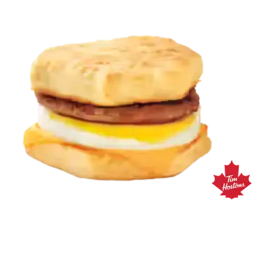 Tim Hortons Sausage, Egg & Cheese Breakfast Sandwich