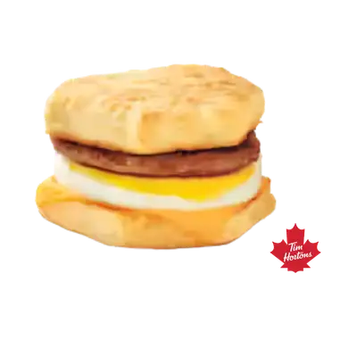 Tim Hortons Sausage, Egg and Cheese Biscuit