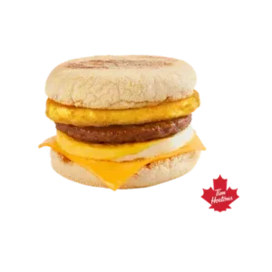 Sausage & Egg with Cheese Muffin Stack