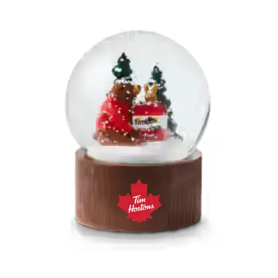 Tim Hortons Menu Canada with Prices & Nutrition (2026) 200 Tim Hortons Snow Globe - Bear