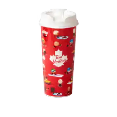 Tim Hortons Menu Canada with Prices & Nutrition (2026) 189 Tim Hortons Timbits® Team Canada Reusable Hot Cup 16oz