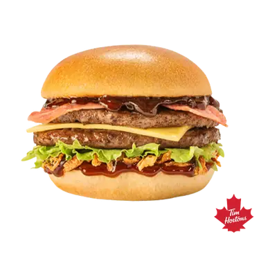 Tim Hortons Tims® Maple BBQ Bacon Double Cheeseburger