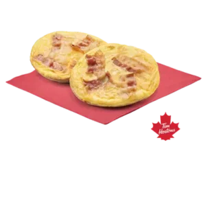 Two Omelettes with Cheese & Bacon