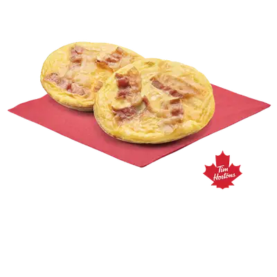 Tim Hortons Two Omelettes with Cheese & Bacon